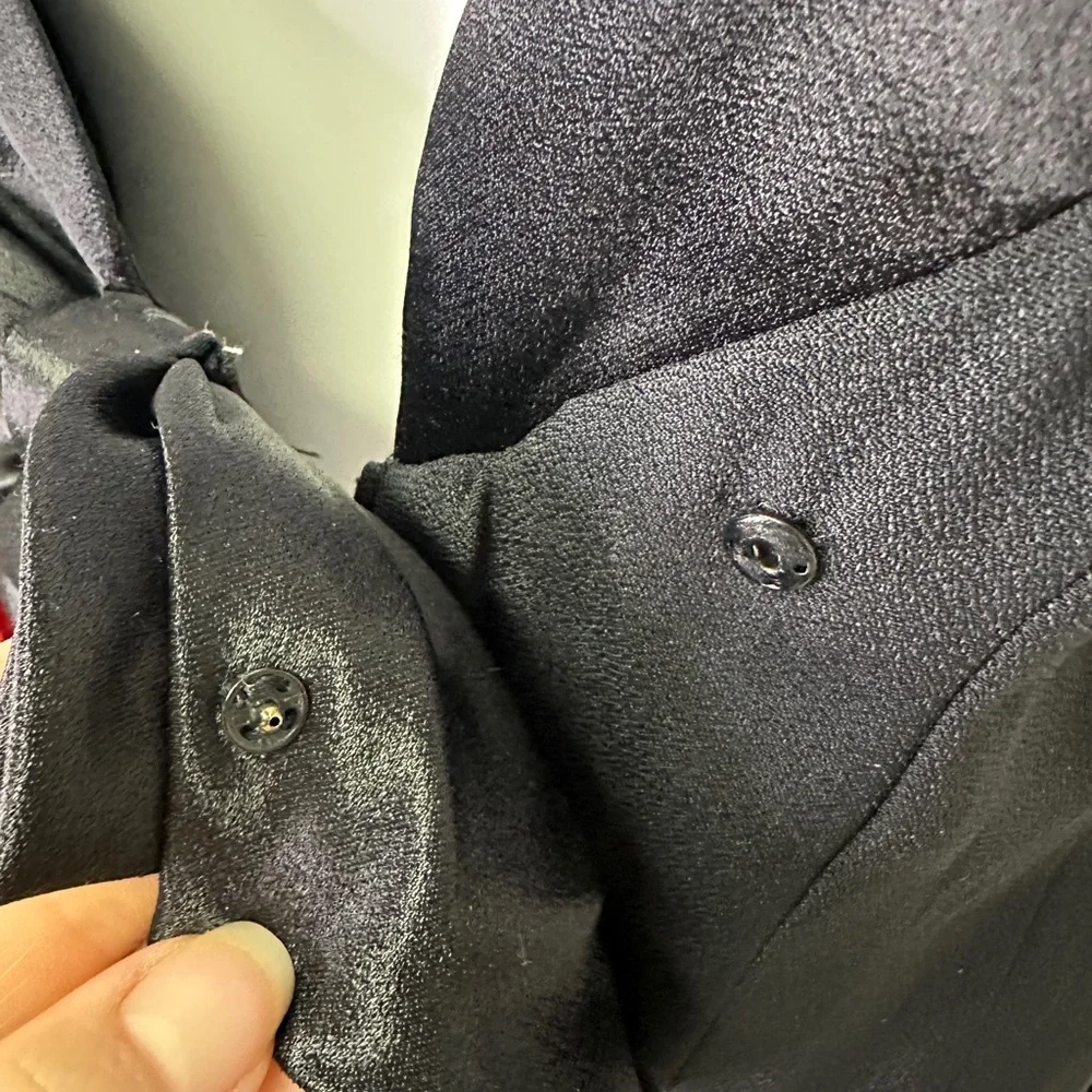 Hollywood Nites Vintage Classic Black Gown fits‎ a sz 4/6 Women’s - Picture 9 of 9